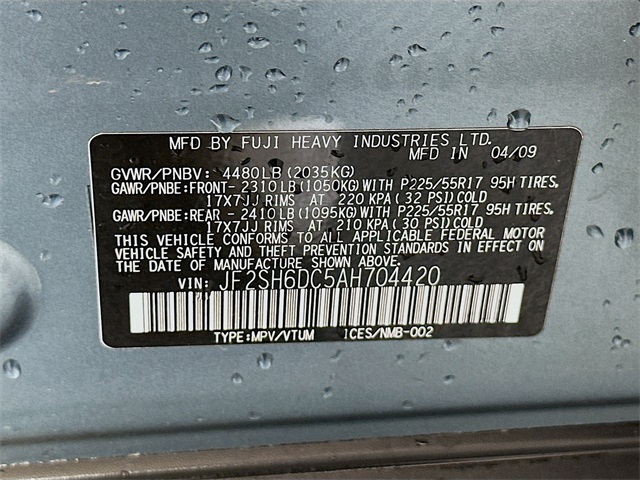 2010 Subaru Forester 2.5X Limited Image 27 of 29