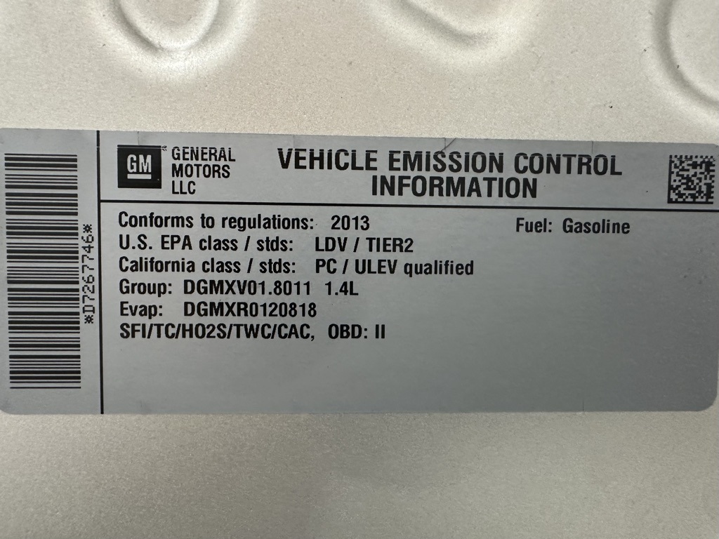 2013 Chevrolet Cruze Eco Image 47 of 65