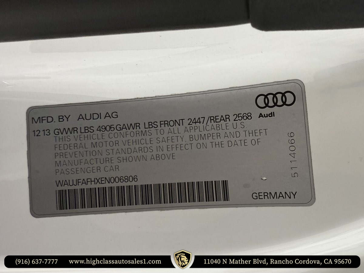 2014 Audi A5 Premium Plus Image 51 of 51