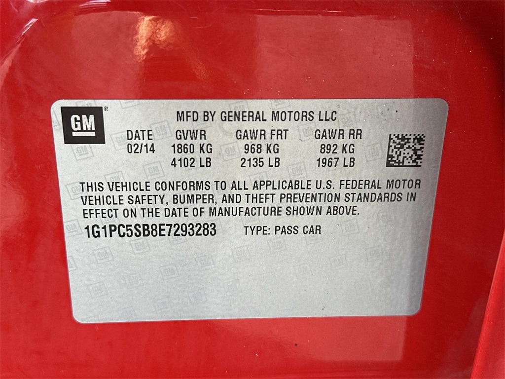 2014 Chevrolet Cruze 1LT Image 24 of 31