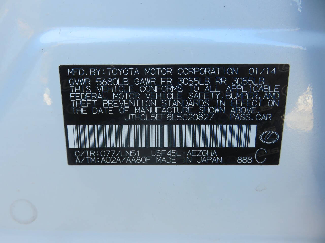 2014 Lexus LS 460 Image 35 of 41