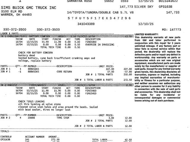 2014 Toyota Tundra SR Image 27 of 40
