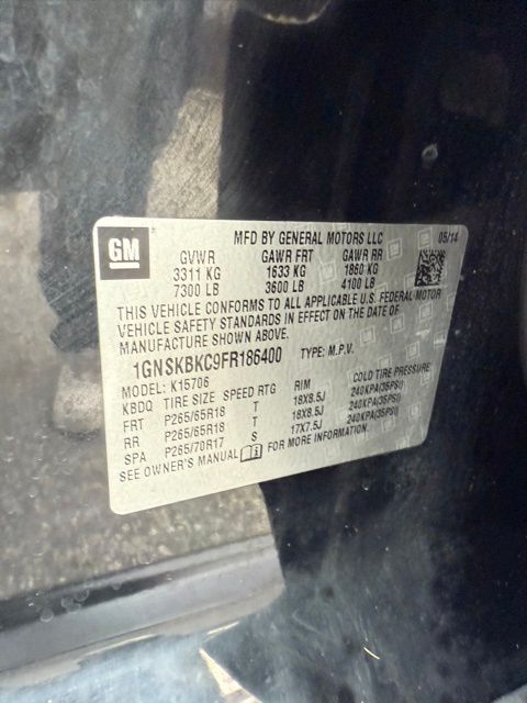 2015 Chevrolet Tahoe LT Image 40 of 47