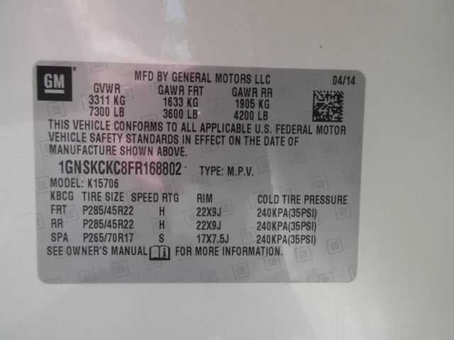 2015 Chevrolet Tahoe LTZ Image 16 of 35