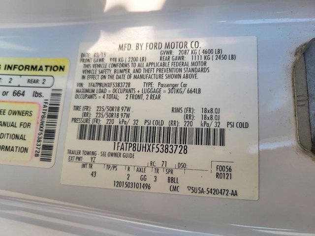 2015 Ford Mustang EcoBoost Premium Image 20 of 27