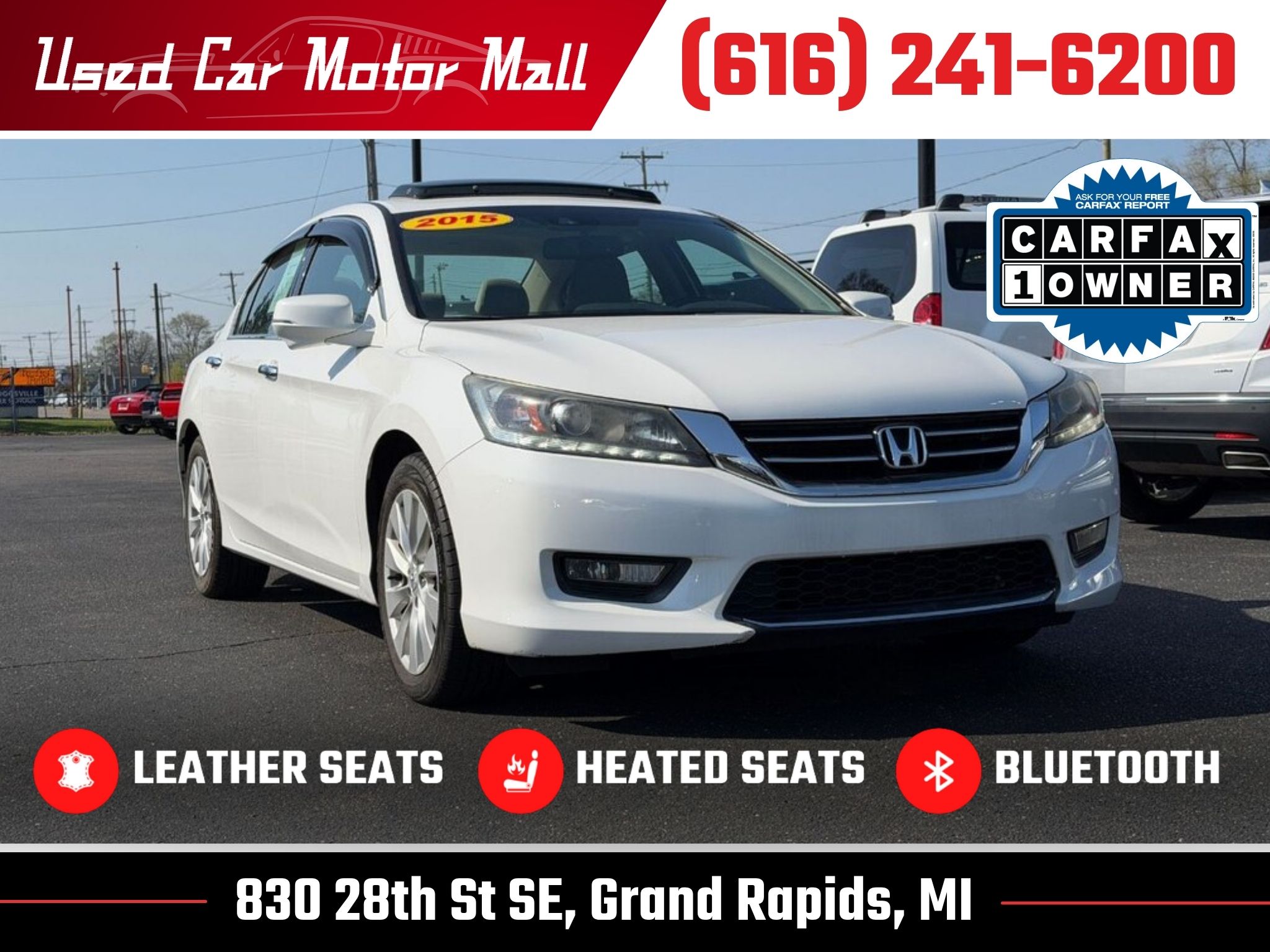 2015 Honda Accord EX-L Image 2 of 36
