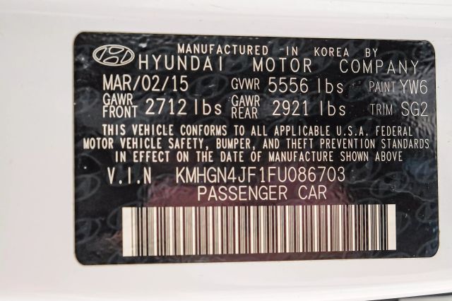 2015 Hyundai Genesis 5.0L Image 57 of 65