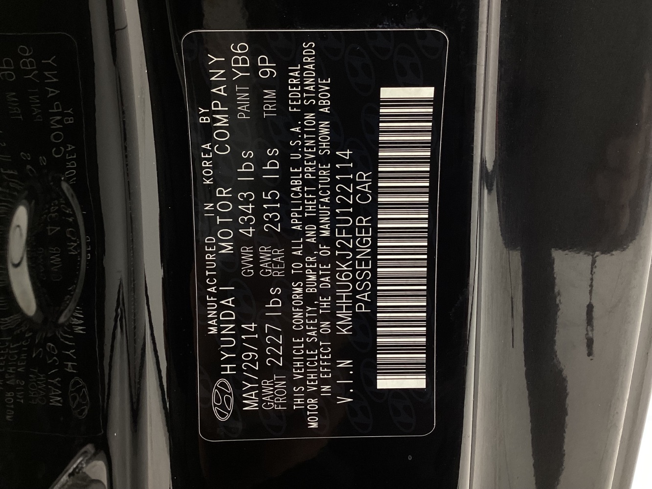 2015 Hyundai Genesis 3.8 Base Image 43 of 43