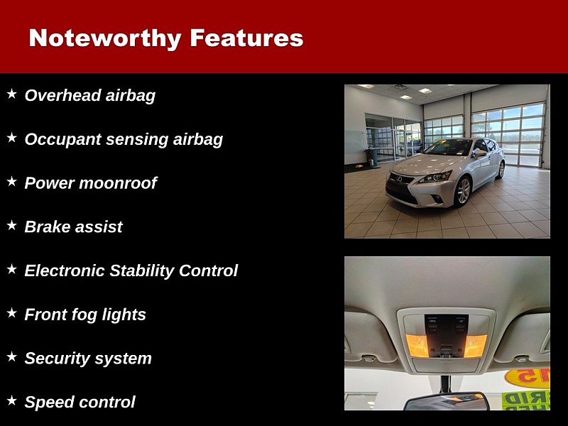 2015 Lexus CT Hybrid 200h Image 19 of 29