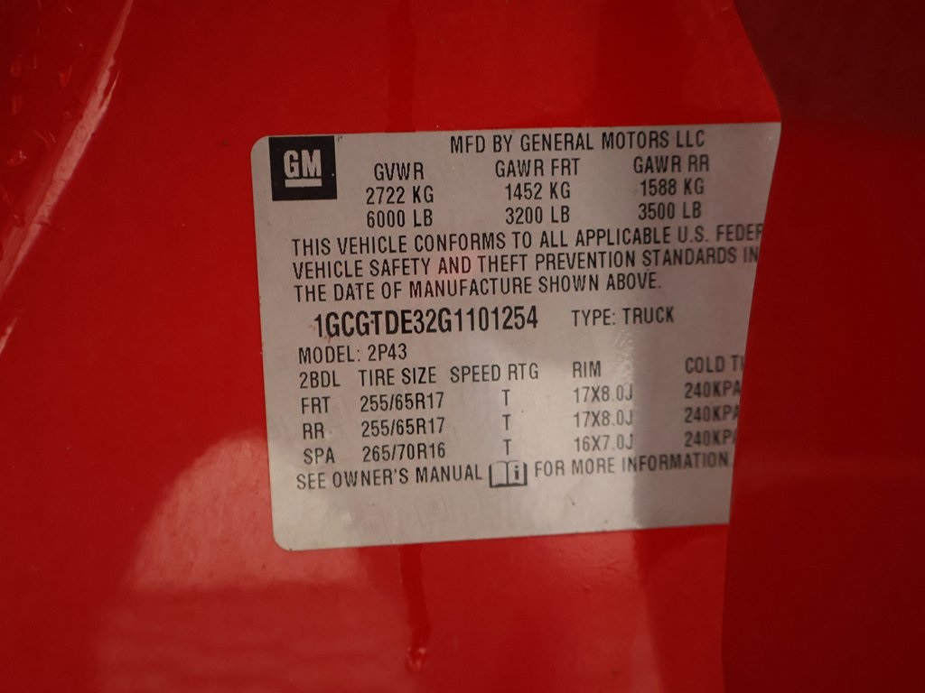 2016 Chevrolet Colorado Z71 Image 31 of 49