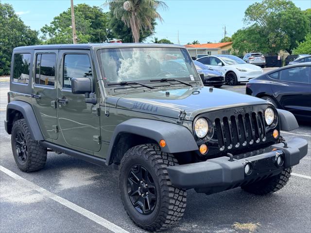 2016 Jeep Wrangler Unlimited Willys Wheeler Image 1 of 24
