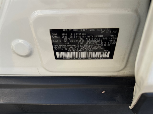 2016 Subaru Outback 2.5i Limited Image 27 of 27