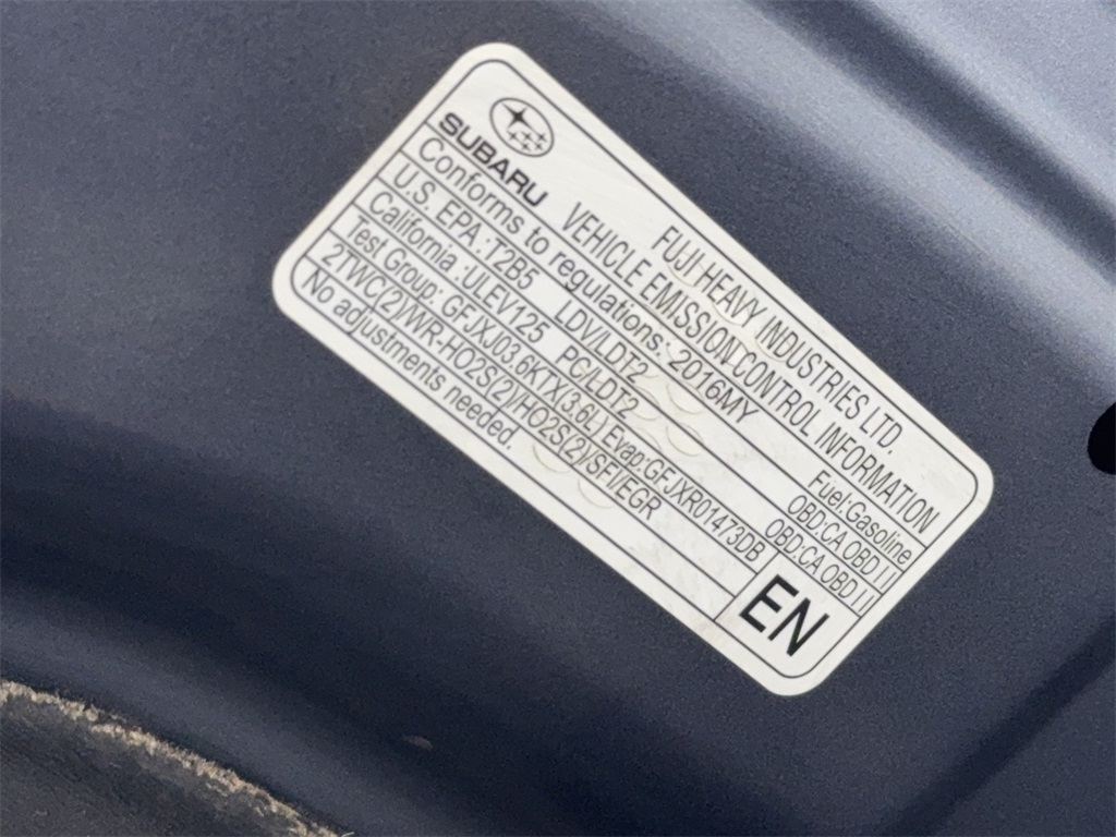 2016 Subaru Outback 3.6R Limited Image 48 of 59