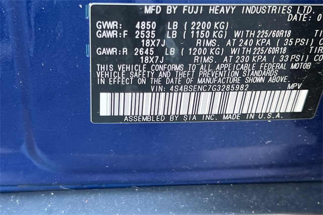 2016 Subaru Outback 3.6R Limited Image 29 of 33