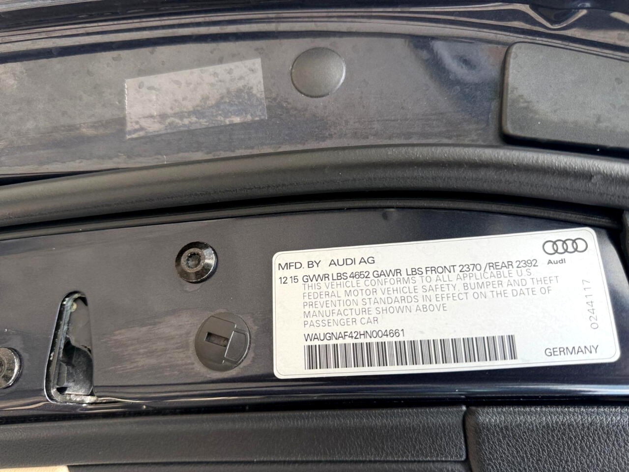 2017 Audi A4 Premium Image 24 of 28