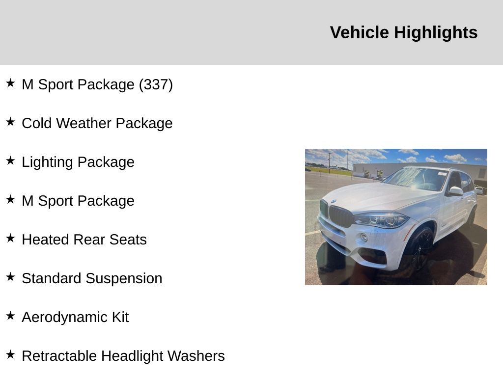 2017 BMW X5 xDrive35i Image 1 of 17