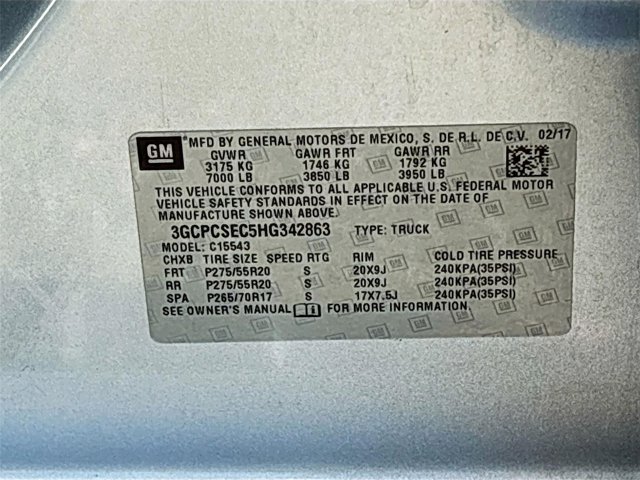 2017 Chevrolet Silverado 1500 LTZ Image 24 of 31