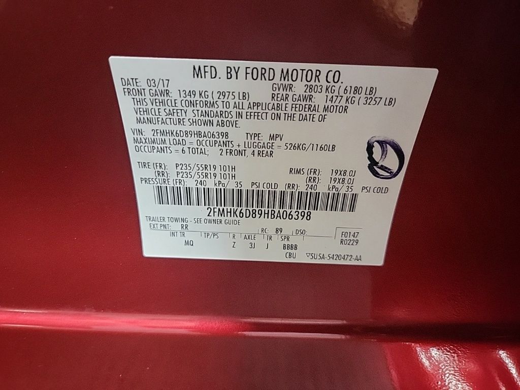 2017 Ford Flex Limited Image 31 of 38