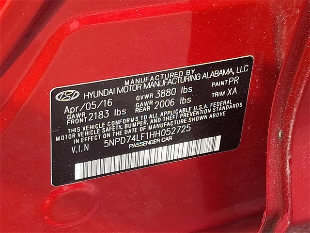 2017 Hyundai Elantra SE Image 27 of 31