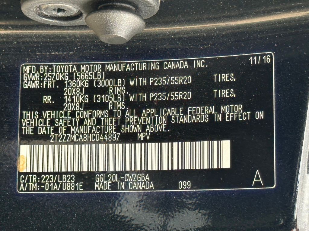 2017 Lexus RX 350 F Sport Image 36 of 48