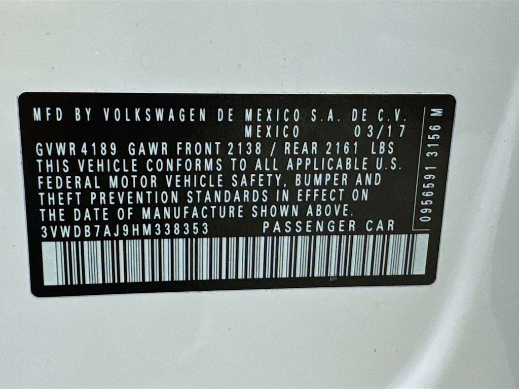 2017 Volkswagen Jetta 1.4T SE Image 26 of 32