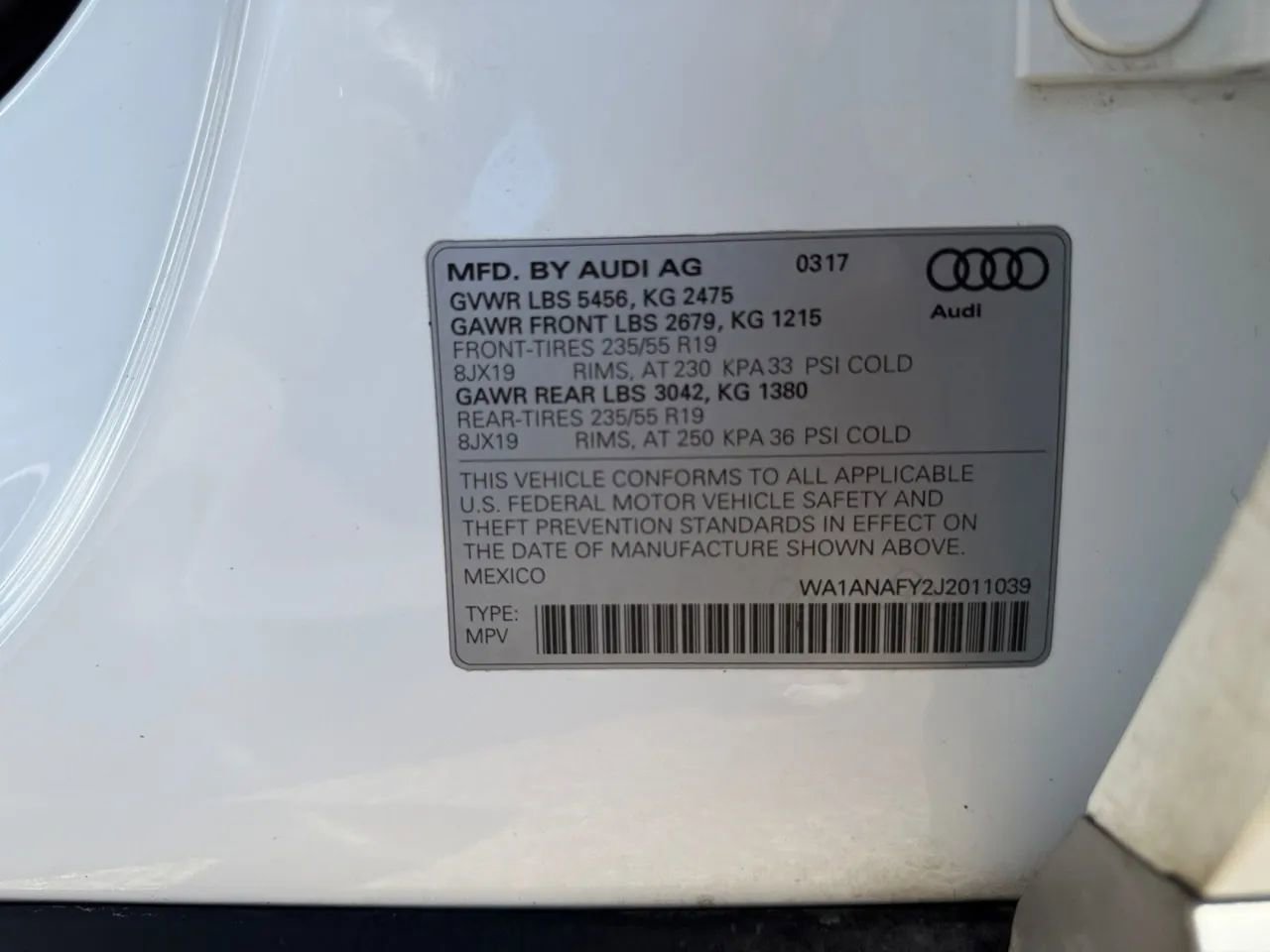 2018 Audi Q5 Premium Image 27 of 29