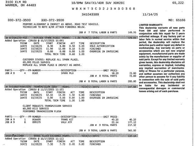 2018 BMW X1 xDrive28i Image 22 of 27