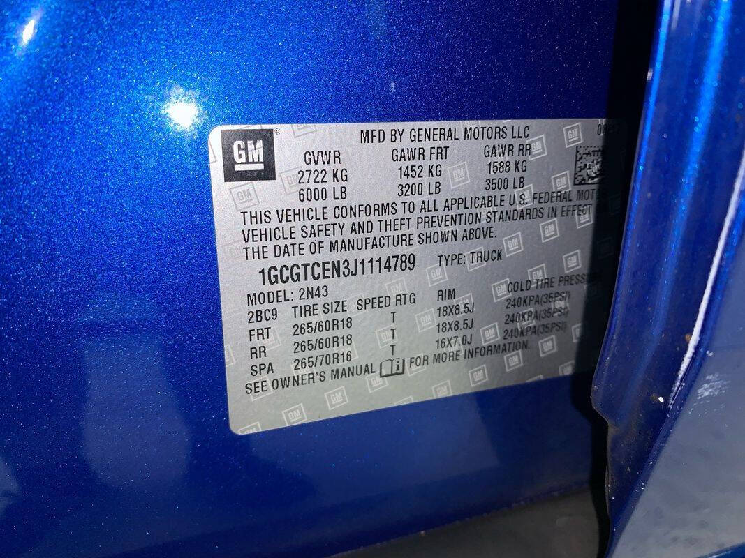 2018 Chevrolet Colorado LT Image 38 of 53