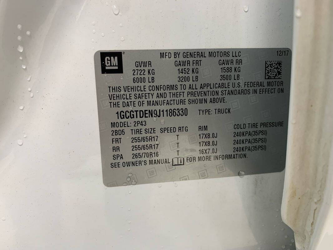 2018 Chevrolet Colorado Z71 Image 41 of 55