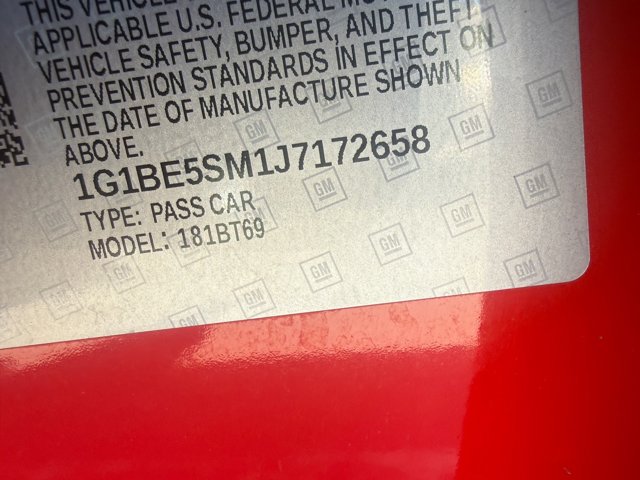 2018 Chevrolet Cruze LT Image 12 of 13