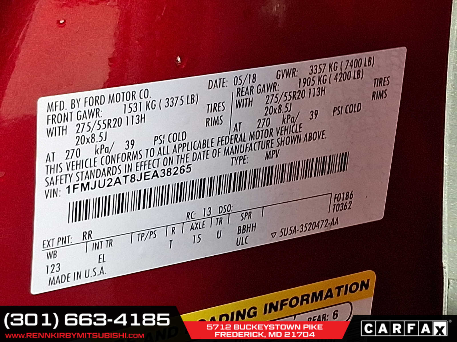 2018 Ford Expedition Limited Image 25 of 35