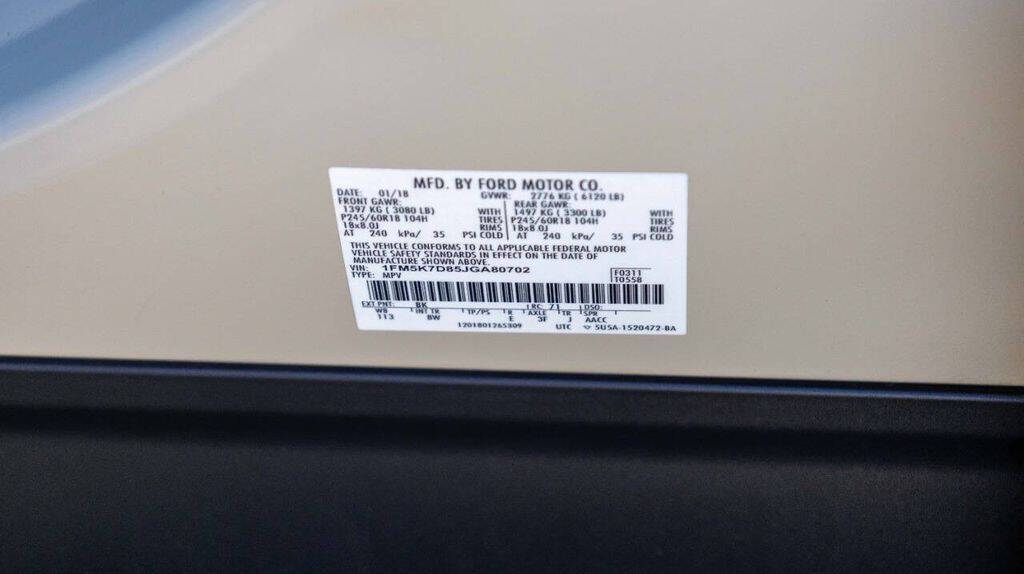 2018 Ford Explorer XLT Image 26 of 33