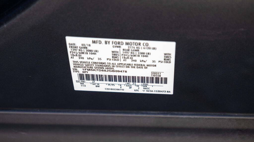 2018 Ford Explorer XLT Image 30 of 32