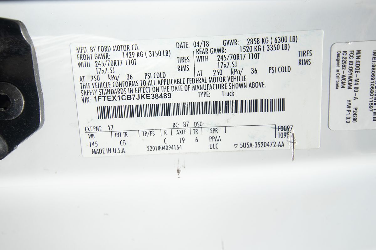 2018 Ford F-150 XL Image 18 of 22