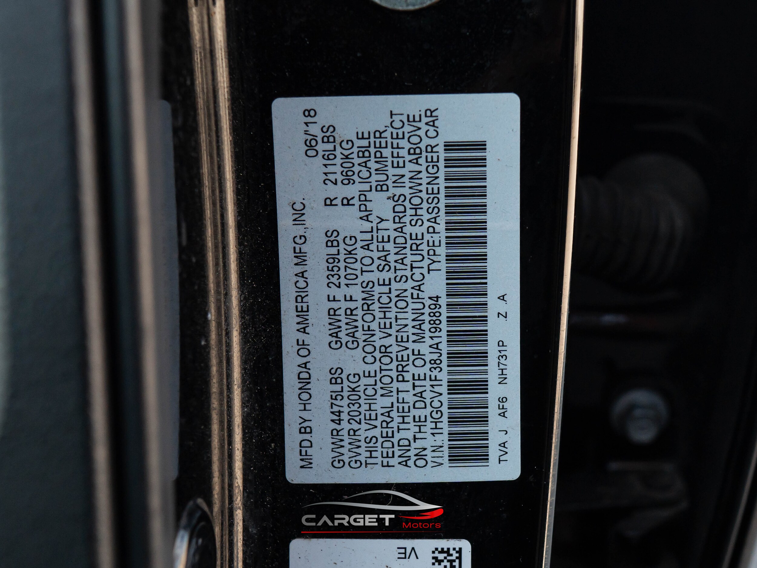2018 Honda Accord Sport 1.5T Image 33 of 44