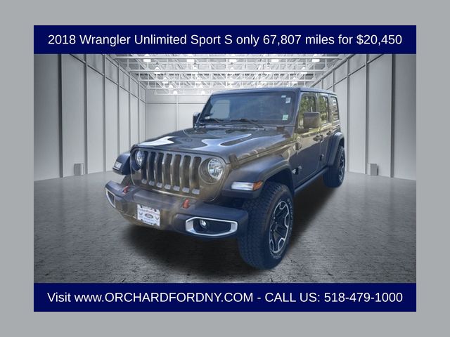 2018 Jeep Wrangler Unlimited Sport S Image 1 of 34