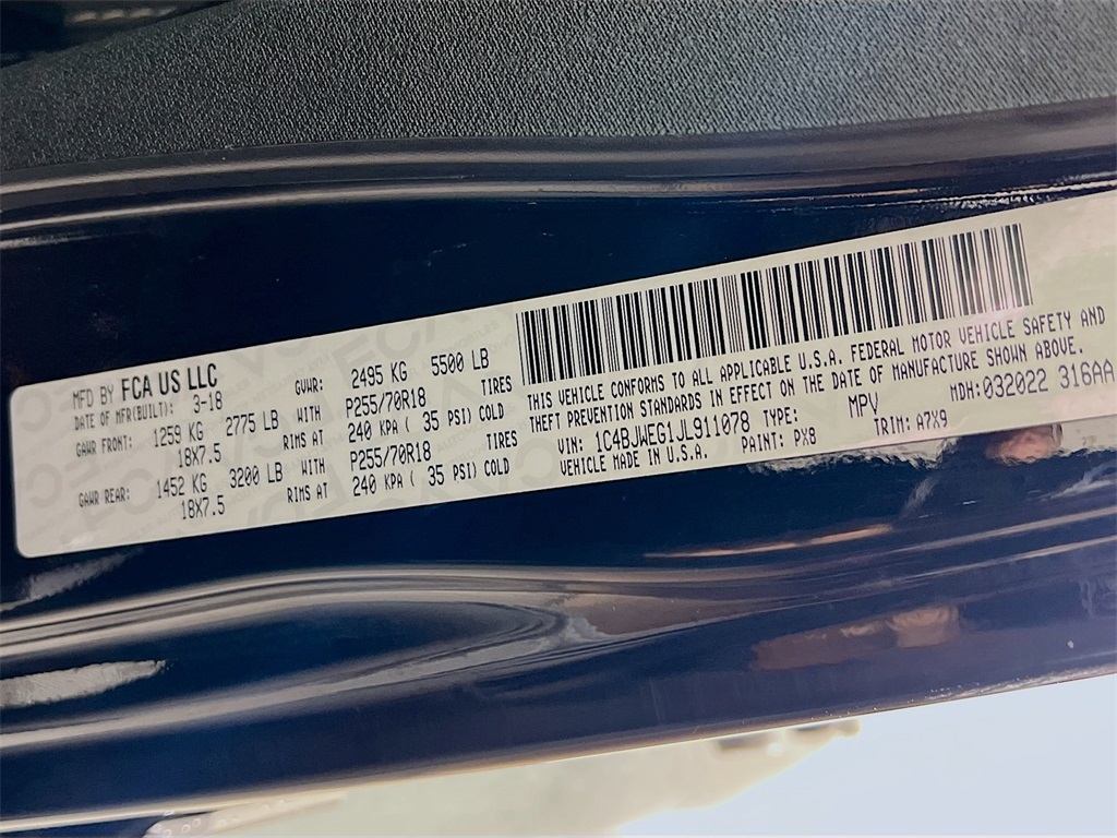 2018 Jeep Wrangler JK Unlimited Sahara Image 27 of 33