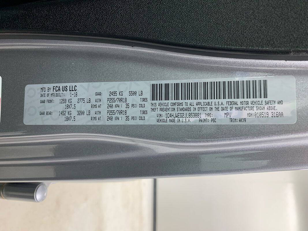 2018 Jeep Wrangler JK Unlimited Altitude Image 16 of 47