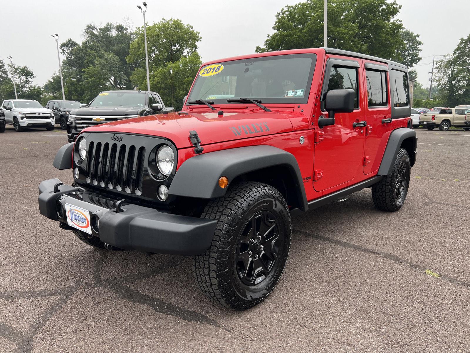 2018 Jeep Wrangler JK Unlimited Willys Wheeler Image 1 of 25