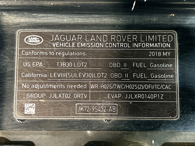 2018 Land Rover Range Rover Evoque SE Image 22 of 25