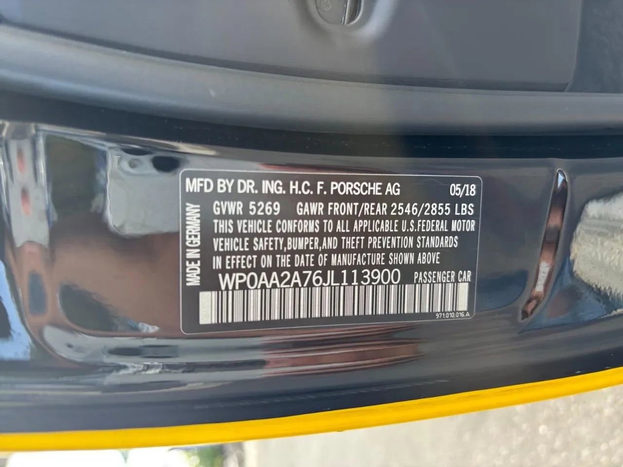 2018 Porsche Panamera Base Image 25 of 27