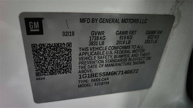 2019 Chevrolet Cruze LT Image 22 of 25