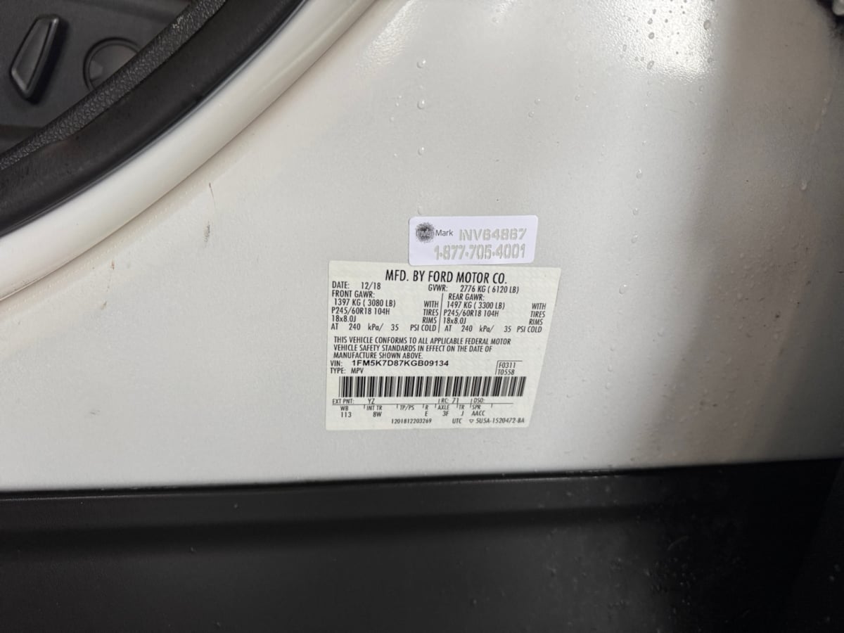 2019 Ford Explorer XLT Image 20 of 20