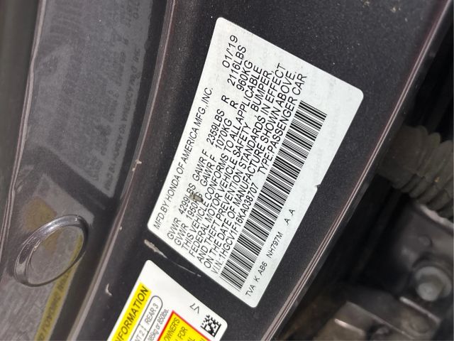 2019 Honda Accord LX 1.5T Image 30 of 38