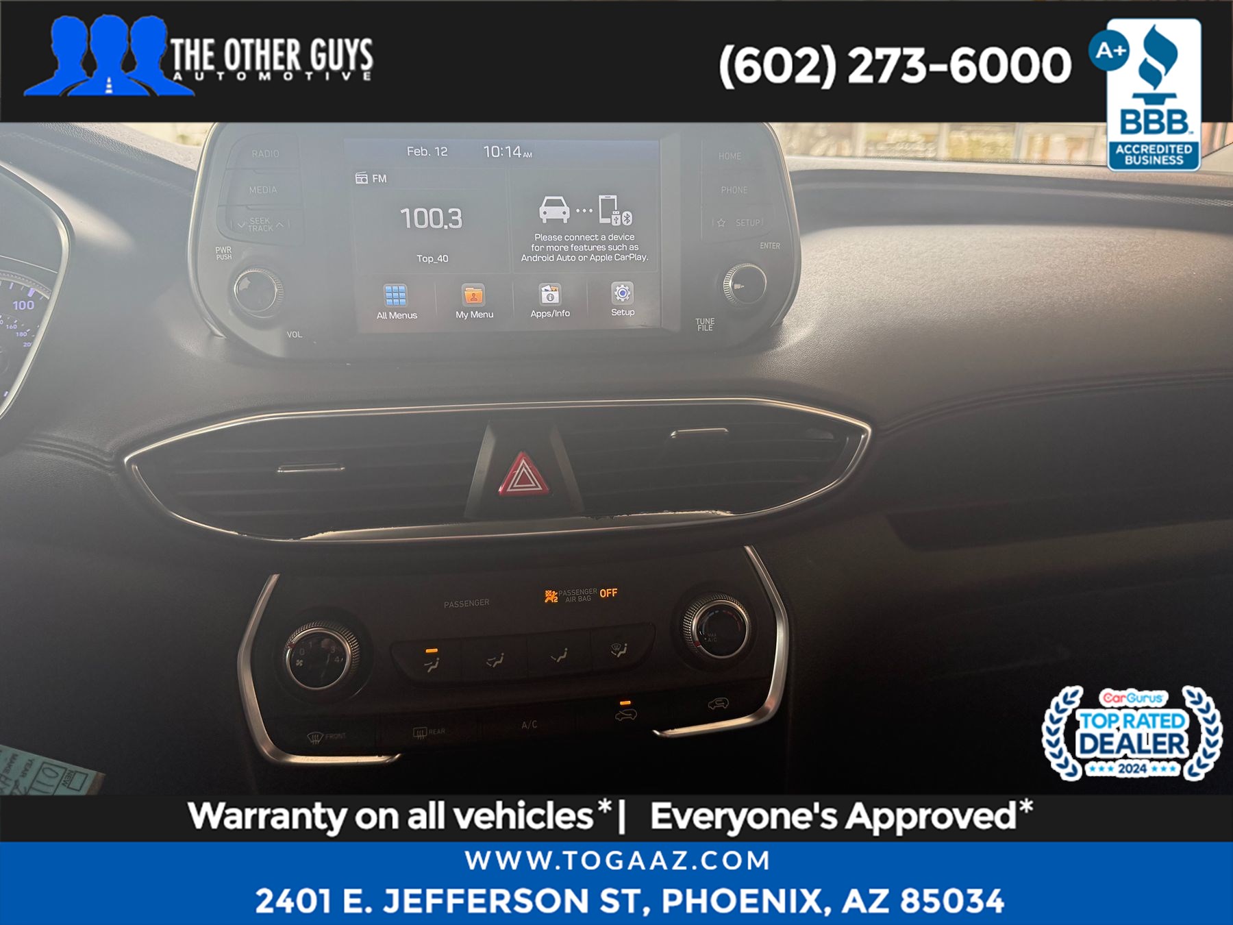 2019 Hyundai Santa Fe SE Image 19 of 21