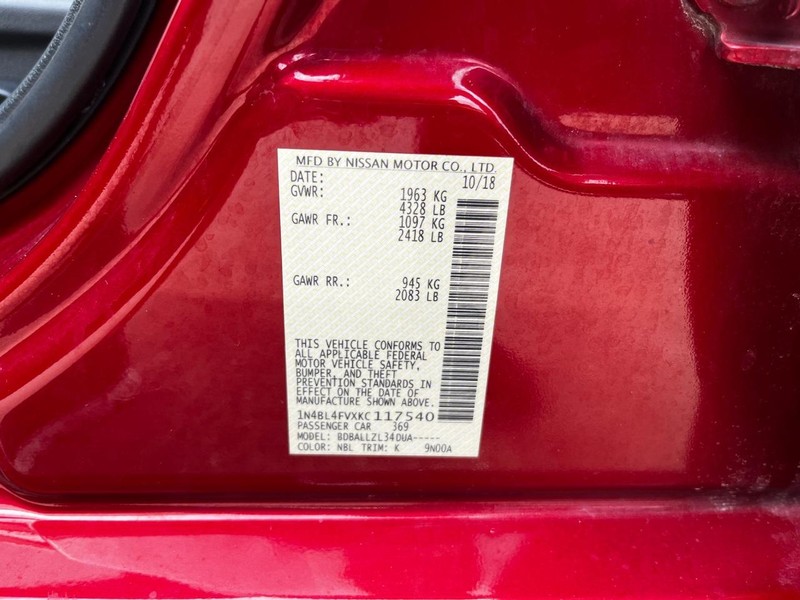 2019 Nissan Altima 2.5 Platinum Image 30 of 30
