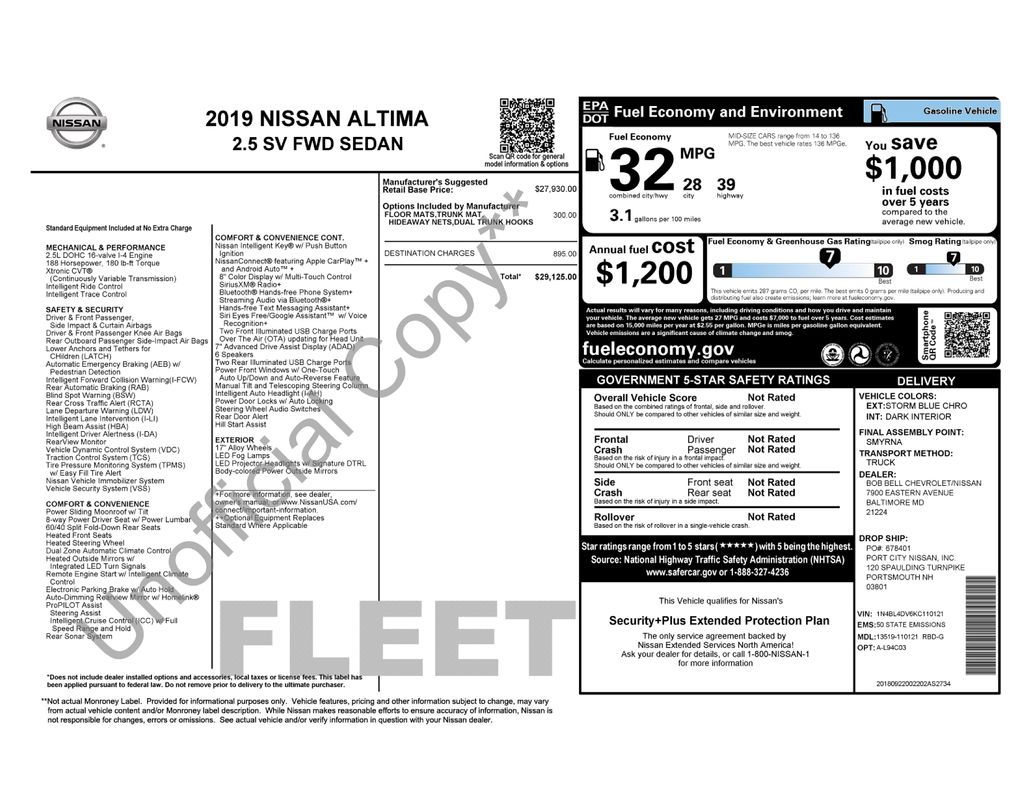 2019 Nissan Altima 2.5 SV Image 9 of 31