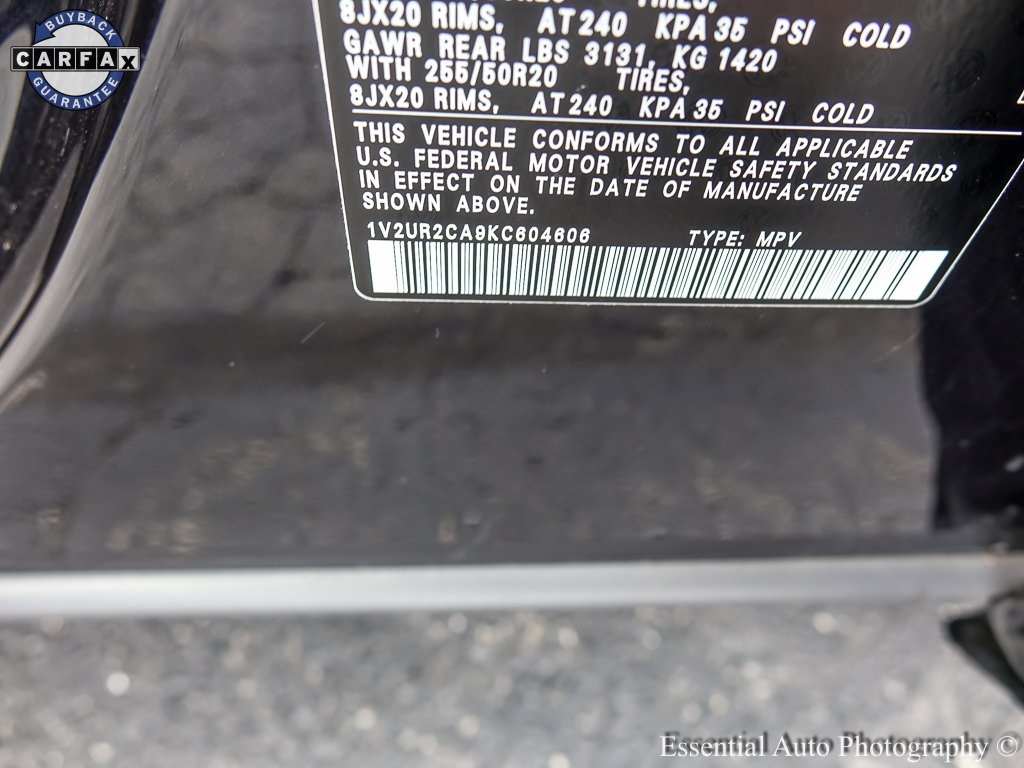 2019 Volkswagen Atlas 3.6L V6 SE Technology Image 29 of 30