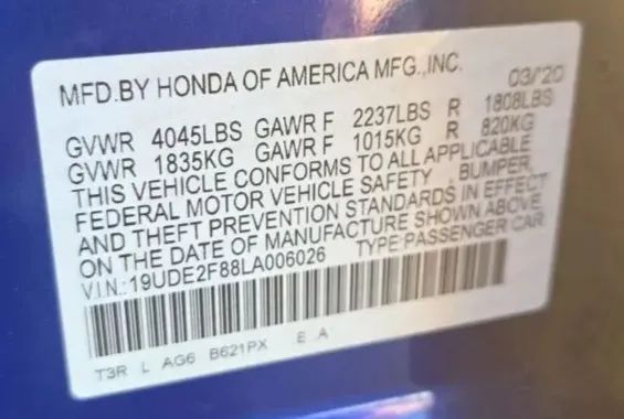 2020 Acura ILX Premium A-Spec Image 33 of 50