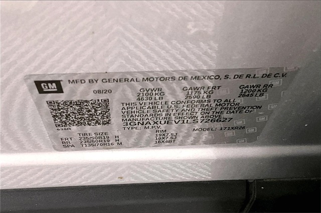 2020 Chevrolet Equinox LT Image 29 of 38